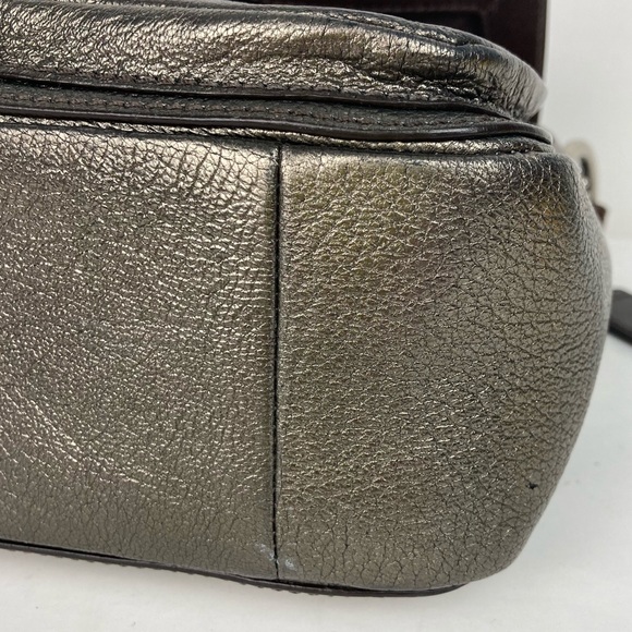 COACH Metallic Pebbled Leather Chelsea Shoulder Bag  #F10905 - Picture 5 of 7